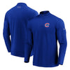 Chicago Cubs Under Armour Passion Performance Tri-Blend Quarter-Zip Pullover Jacket