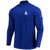 Los Angeles Dodgers Under Armour Passion Performance Tri-Blend Quarter-Zip Pullover Jacket