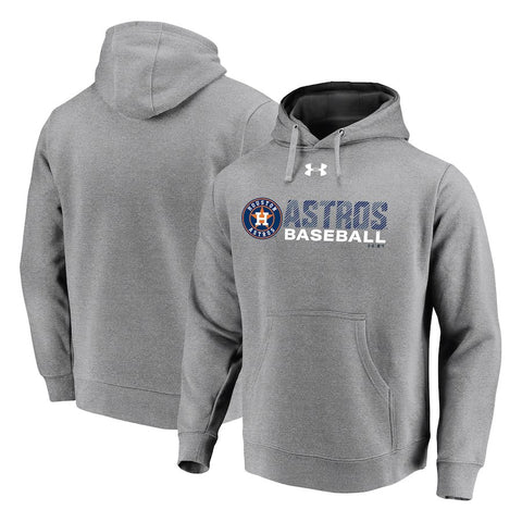 Houston Astros Under Armour Commitment Stack Pullover Performance Hoodie