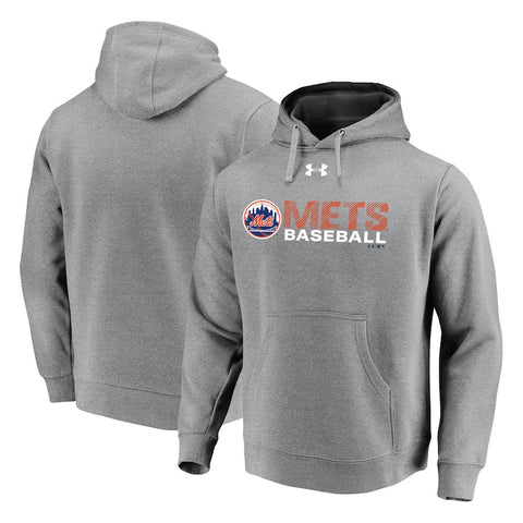 New York Mets Under Armour Commitment Stack Pullover Hoodie
