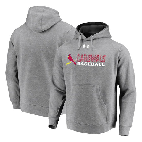 St. Louis Cardinals Under Armour Commitment Stack Pullover Hoodie