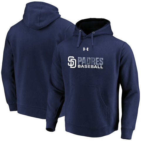 San Diego Padres Under Armour Commitment Stack Pullover Hoodie