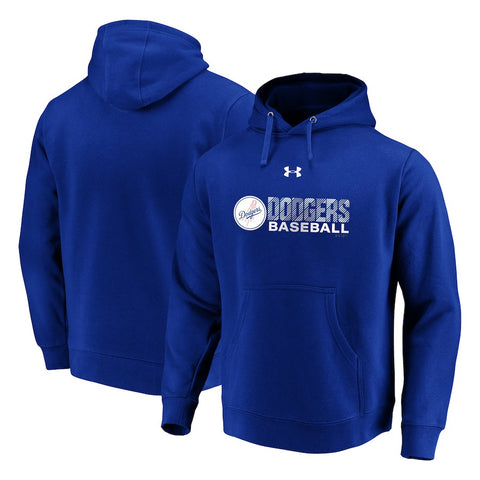 Los Angeles Dodgers Under Armour Commitment Stack Performance Pullover Hoodie