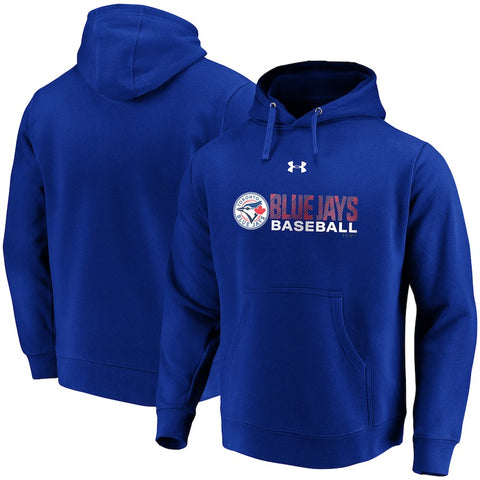 Toronto Blue Jays Under Armour Commitment Stack Pullover Hoodie