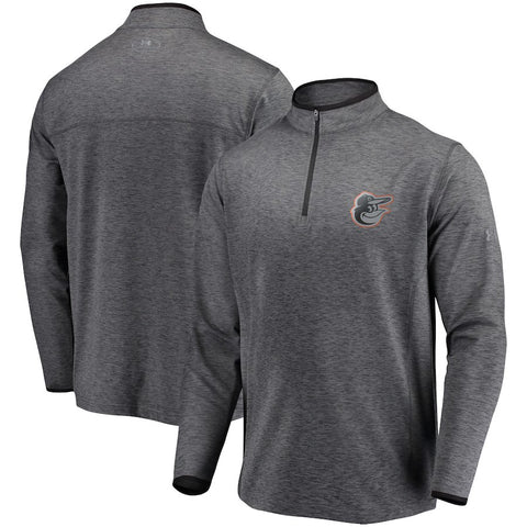 Baltimore Orioles Under Armour Stretch Reflective Logo Performance Quarter-Zip Pullover Jacket