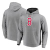 Boston Red Sox Under Armour Commitment Team Mark Performance Pullover Hoodie - Heathered Gray