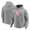 St. Louis Cardinals Under Armour Commitment Team Mark Performance Pullover Hoodie - Heathered Gray