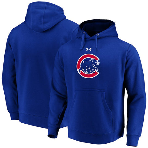 Chicago Cubs Under Armour Commitment Team Mark Performance Pullover Hoodie