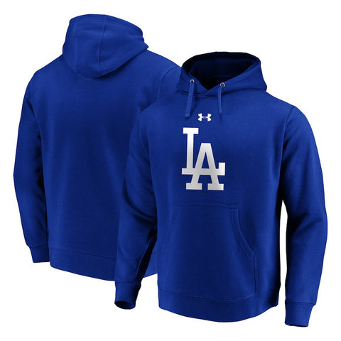 Los Angeles Dodgers Under Armour Commitment Team Mark Performance Pullover Hoodie - Royal