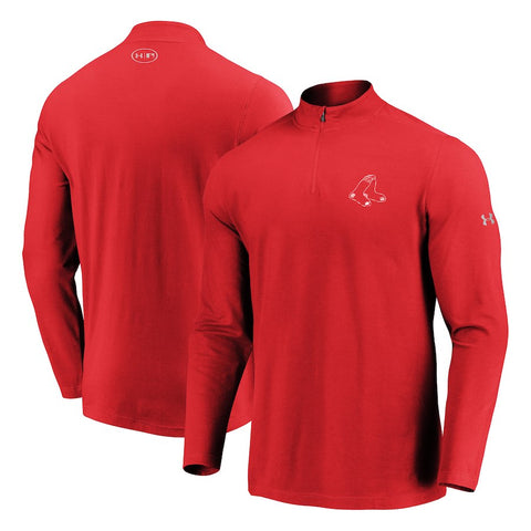 Boston Red Sox Under Armour Passion Alternate Left Chest 1/4-Zip Jacket