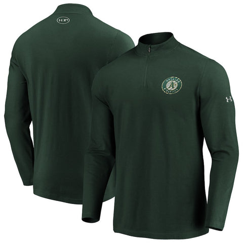 Oakland Athletics Under Armour Passion Alternate Left Chest 1/4-Zip Jacket