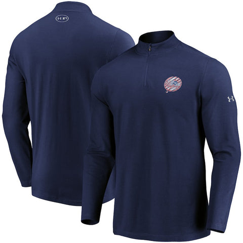 New York Yankees Under Armour Passion Alternate Left Chest 1/4-Zip Jacket