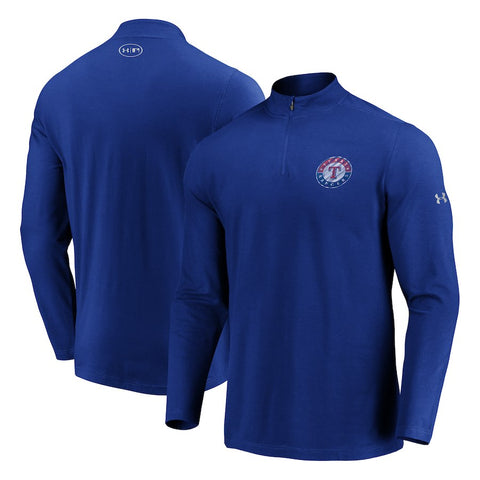 Texas Rangers Under Armour Passion Alternate Left Chest 1/4-Zip Jacket