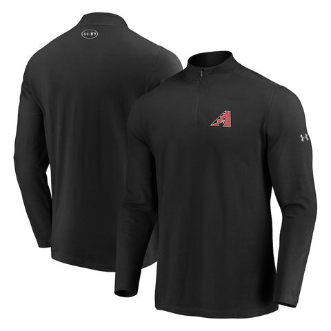 Arizona Diamondbacks Under Armour Passion Performance Tri-Blend Quarter-Zip Pullover Jacket
