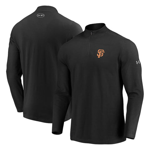 San Francisco Giants Under Armour Passion Performance Tri-Blend Quarter-Zip Pullover Jacket