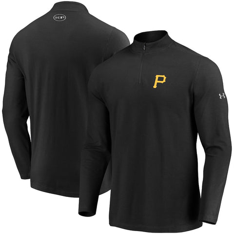 Pittsburgh Pirates Under Armour Passion Performance Tri-Blend Quarter-Zip Pullover Jacket
