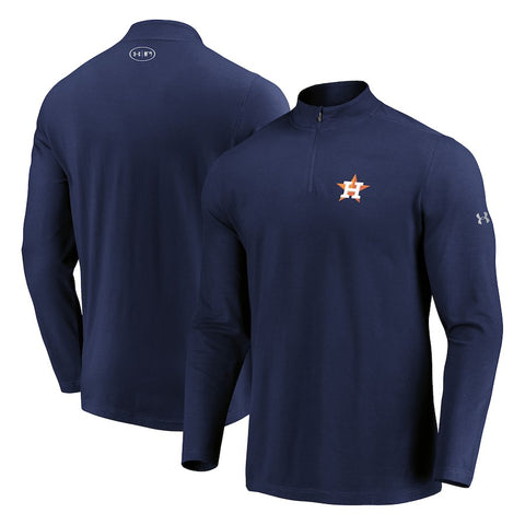 Houston Astros Under Armour Passion Performance Tri-Blend Quarter-Zip Pullover Jacket