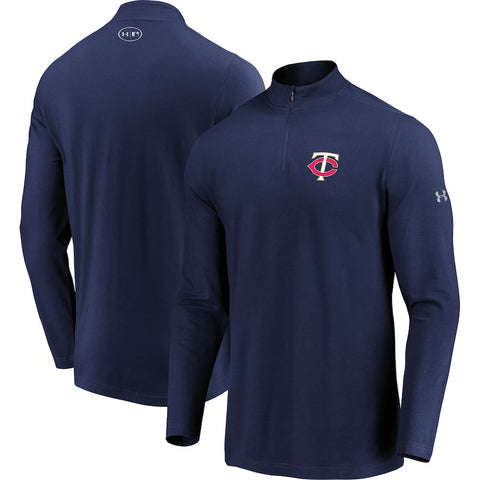 Minnesota Twins Under Armour Passion Performance Tri-Blend Quarter-Zip Pullover Jacket