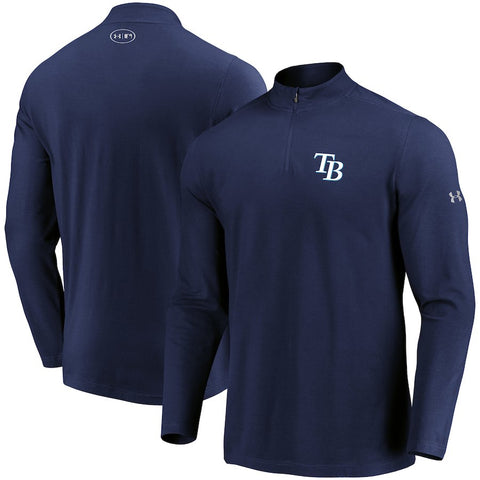 Tampa Bay Rays Under Armour Passion Performance Tri-Blend Quarter-Zip Pullover Jacket