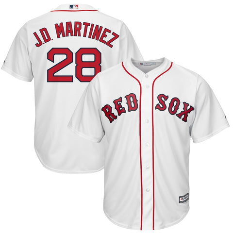 JD Martinez Boston Red Sox Majestic Official Cool Base Player Jersey