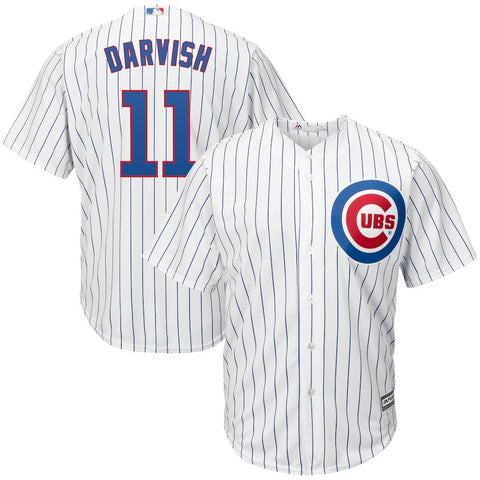 Yu Darvish Chicago Cubs Majestic Official Cool Base Player Jersey