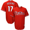 Rhys Hoskins Philadelphia Phillies Majestic Home Official Cool Base Player Jersey