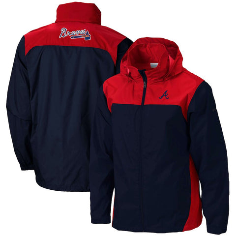 Atlanta Braves Columbia Glennaker Lake Full-Zip Jacket - Navy