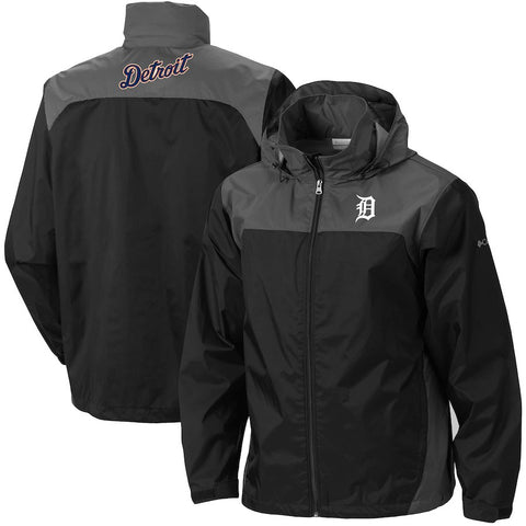 Detroit Tigers Columbia Glennaker Lake Full-Zip Jacket - Black