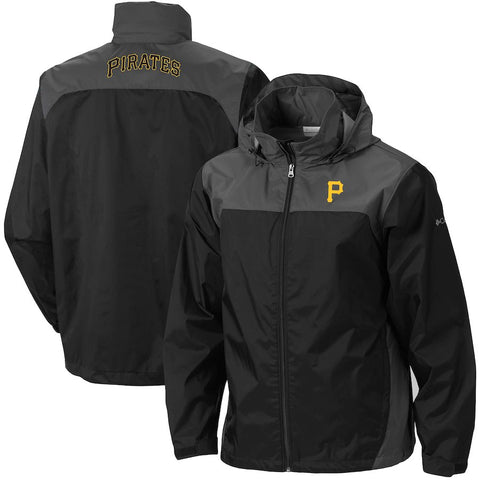 Pittsburgh Pirates Columbia Glennaker Lake Full-Zip Jacket - Black