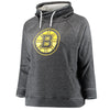 Boston Bruins Touch by Alyssa Milano Women's Plus Size Spiral Pullover
