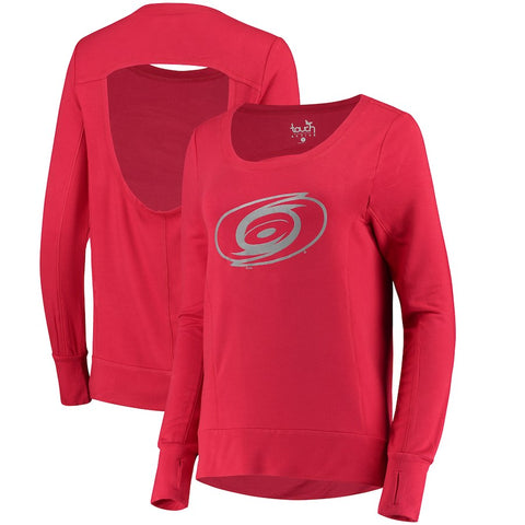Carolina Hurricanes Touch by Alyssa Milano Women's Lateral Sweatshirt