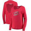 Carolina Hurricanes Touch by Alyssa Milano Women's Lateral Sweatshirt