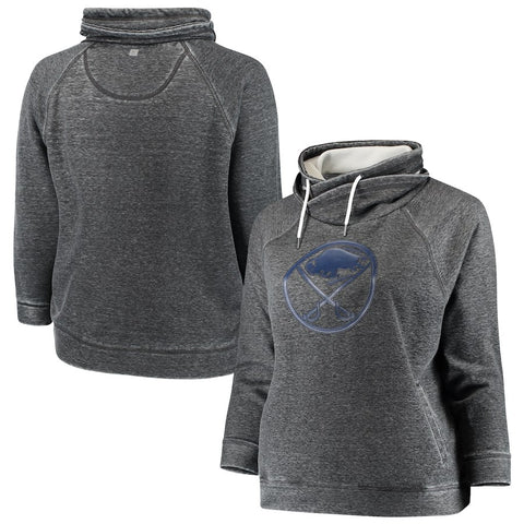 Buffalo Sabres Touch by Alyssa Milano Women's Plus Size Spiral Pullover