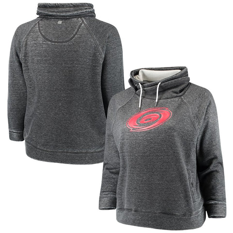 Carolina Hurricanes Touch by Alyssa Milano Women's Plus Size Spiral Pullover