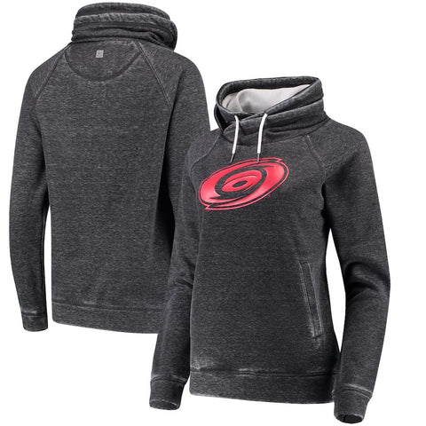 Carolina Hurricanes Touch by Alyssa Milano Women's Spiral Pullover Hoodie