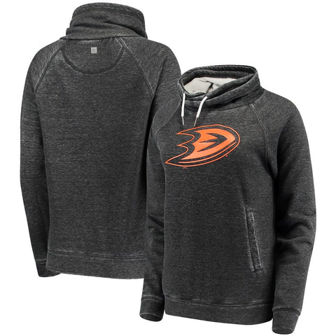 Anaheim Ducks Touch by Alyssa Milano Women's Spiral Pullover Hoodie