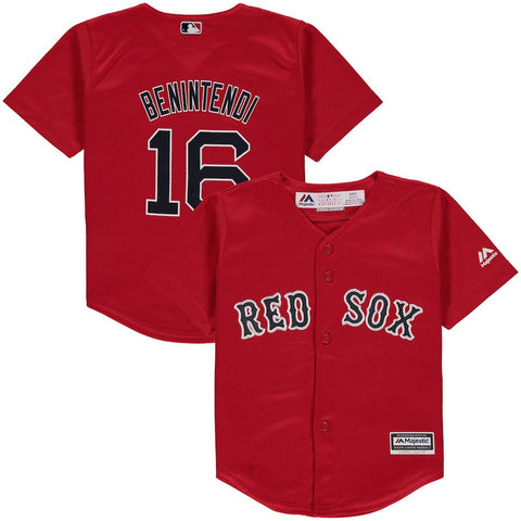 Andrew Benintendi Boston Red Sox Majestic Toddler Alternate Cool Base Replica Player Jersey