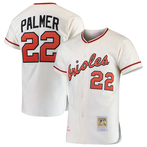 Jim Palmer Baltimore Orioles Mitchell & Ness Authentic Jersey - Cream