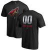 Arizona Coyotes   Any Name & Number Midnight Mascot T-Shirt