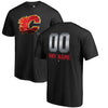 Calgary Flames   Any Name & Number Midnight Mascot T-Shirt