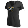 Anaheim Ducks   Women's Any Name & Number Midnight Mascot T-Shirt