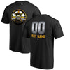 Boston Bruins   Any Name & Number Midnight Mascot T-Shirt