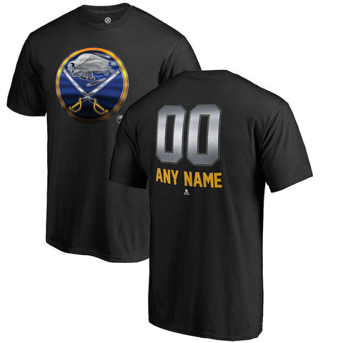 Buffalo Sabres   Any Name & Number Midnight Mascot T-Shirt