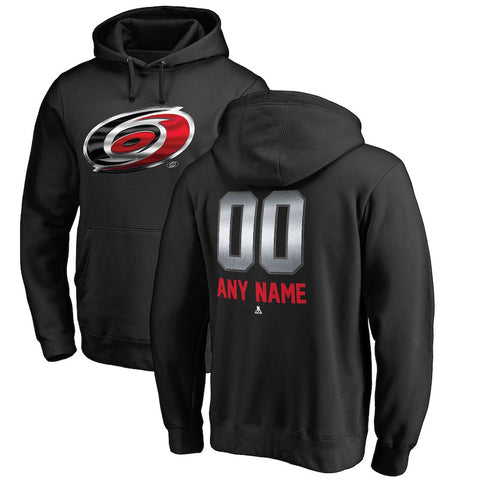 Carolina Hurricanes   Any Name & Number Midnight Mascot Pullover Hoodie