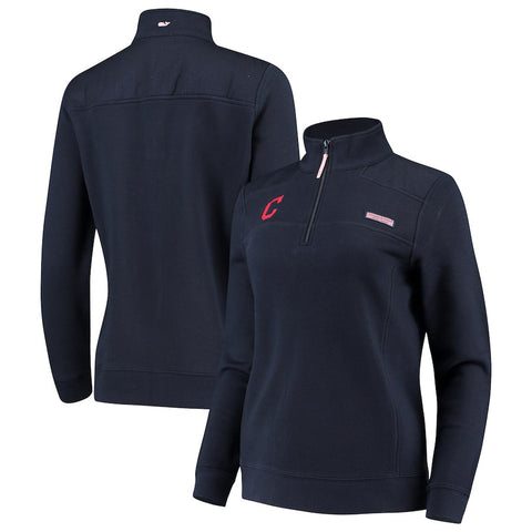 Cleveland Indians Vineyard Vines Women's 1/4-Zip Shep Jacket