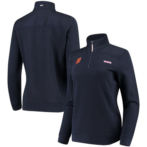 Detroit Tigers Vineyard Vines Women's 1/4-Zip Shep Jacket