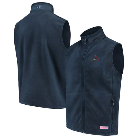 St. Louis Cardinals Vineyard Vines MLB Fleece Harbor Vest