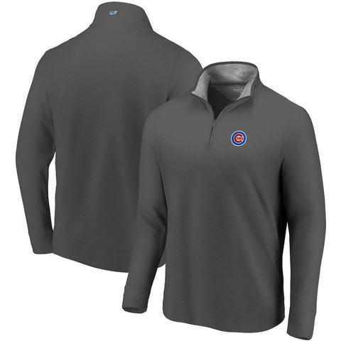 Chicago Cubs Vineyard Vines Saltwater Quarter-Zip Pullover Jacket