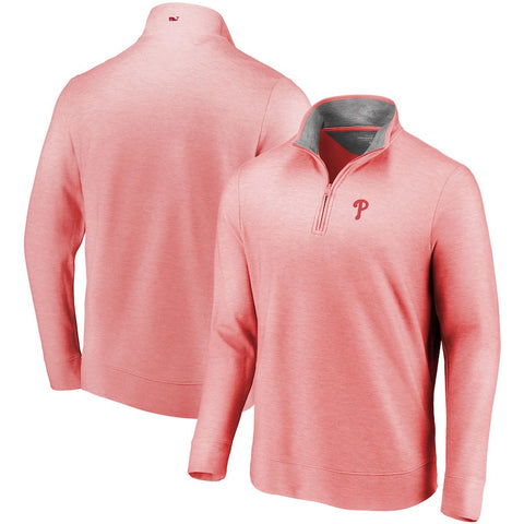 Philadelphia Phillies Vineyard Vines Saltwater Quarter-Zip Pullover Jacket