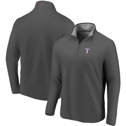 Texas Rangers Vineyard Vines Saltwater Quarter-Zip Pullover Jacket